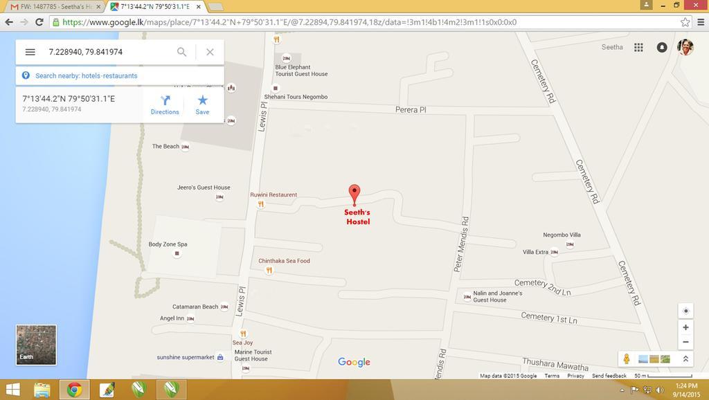 Seetha'S Hostel Negombo Eksteriør bilde